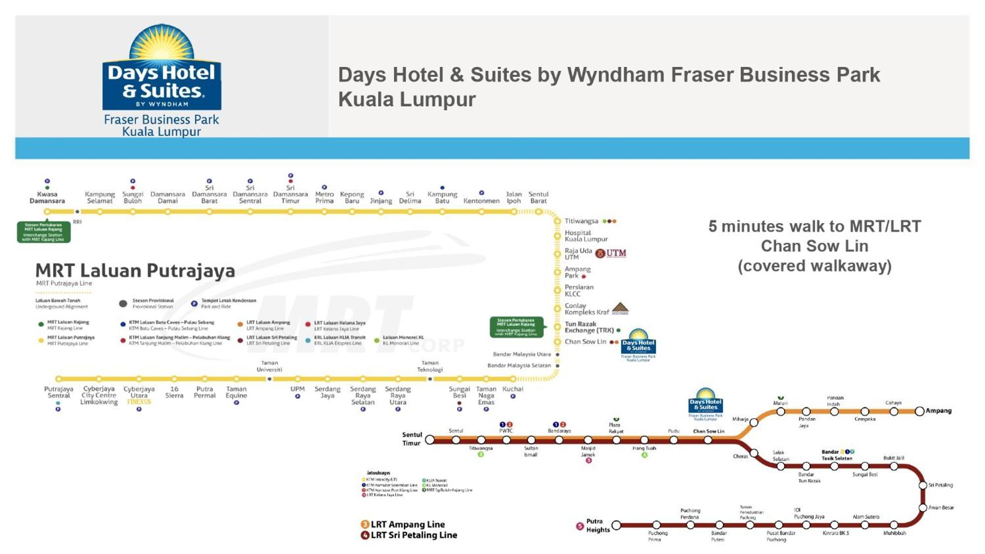 Days Hotel & Suites By Wyndham Kl - Chan Sow Lin Mrt Or Lrt Kuala Lumpur Eksteriør billede